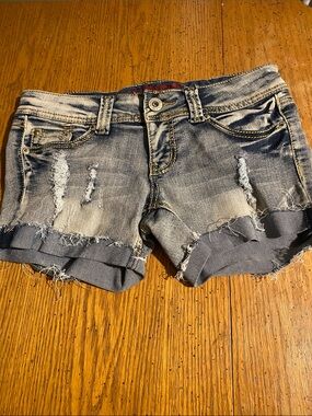Bongo Distressed Jean Shorts